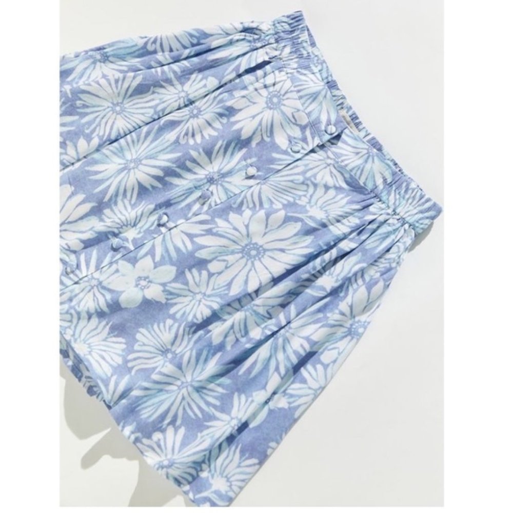 UO Lily Button Front Mini Skirt